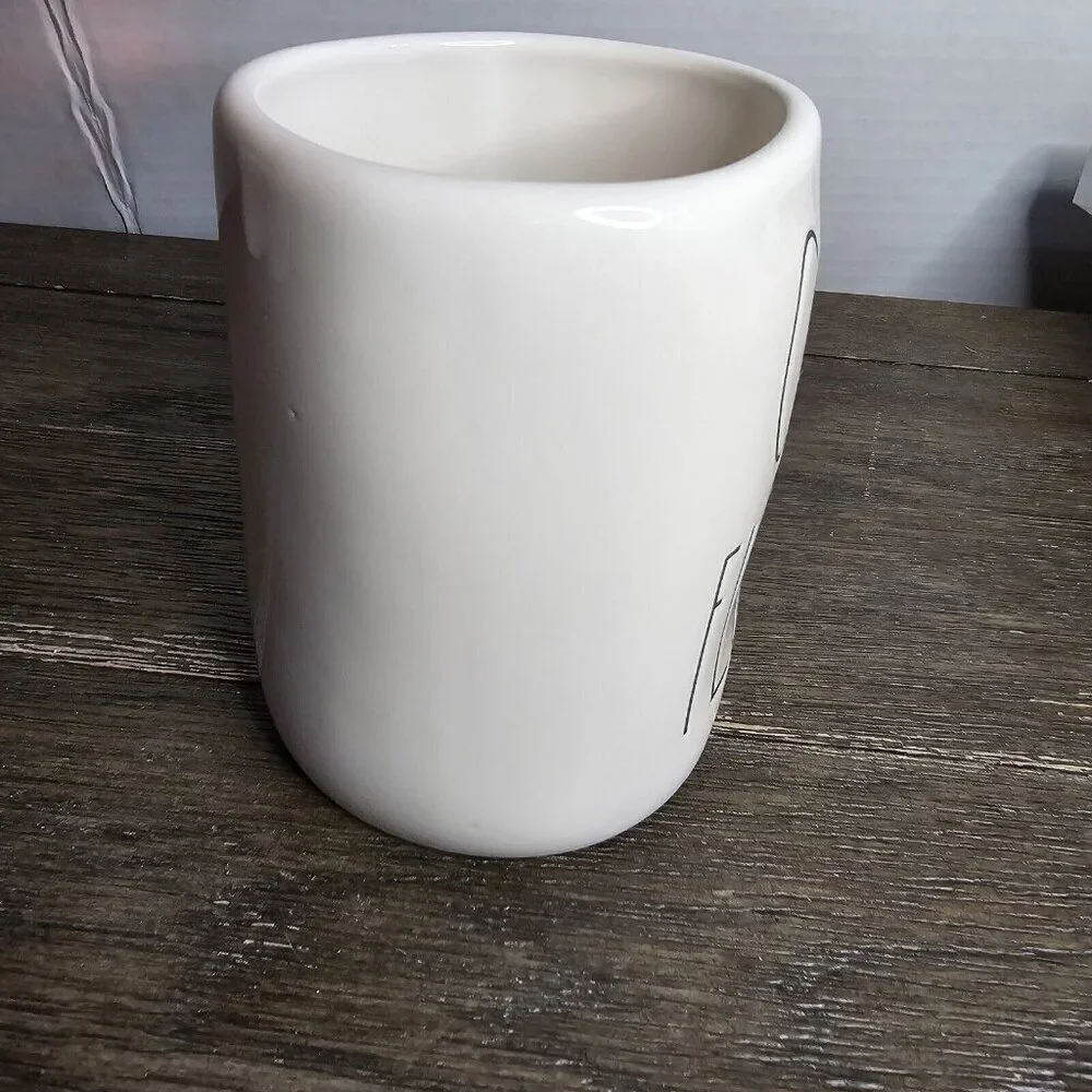 NWT Rae Dunn Artisan On Fleek Mug 2021 Magenta Farmhouse Basics